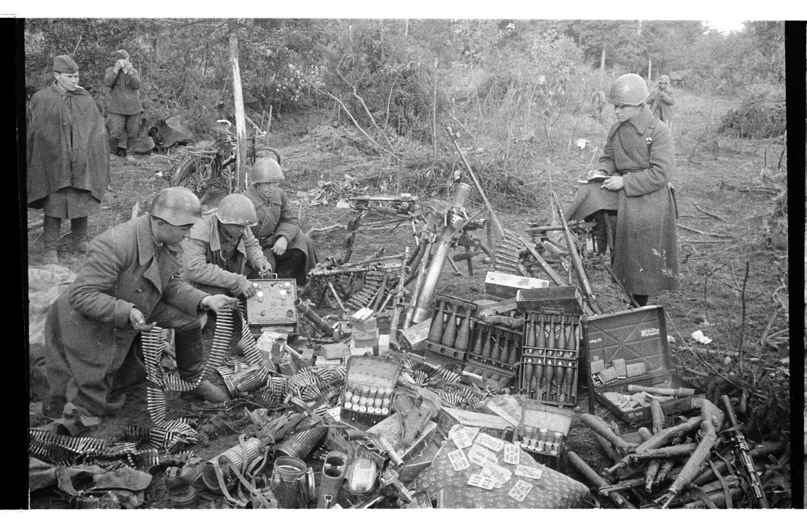 Трофейное оружие вермахта в красной армии. Трофеи РККА 1941. Трофеи вермахта в 1941 году. Трофеи в ВОВ У Советской армии.