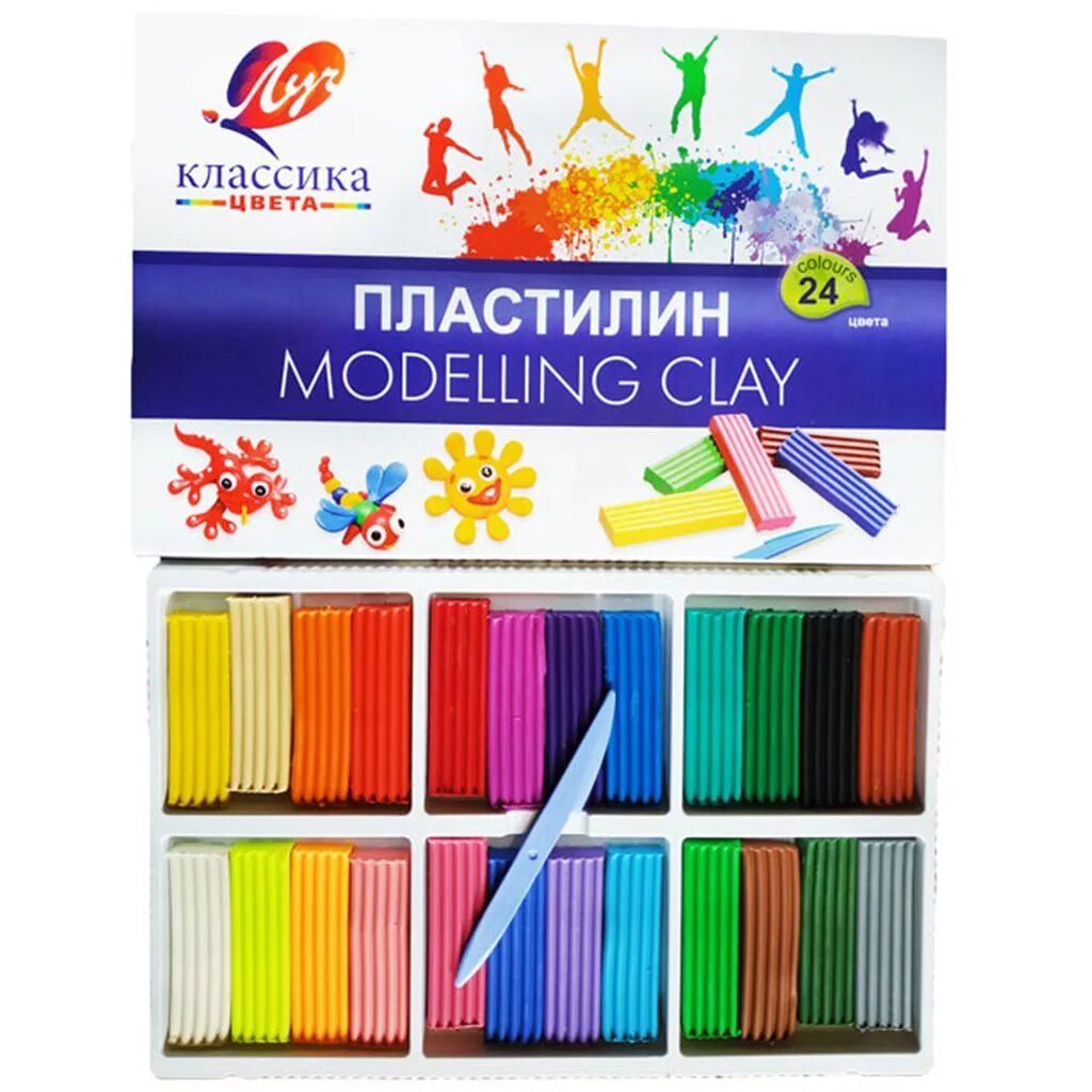 Пластилин гамма "классический", 18 цветов, 360г, со стеком, картон. Упак.. Пластилин Луч классика 24 цвета. Пластилин Луч классика 24 цв. 480 Г ассорти со стеком. Пластилин "классика" 24 цв..