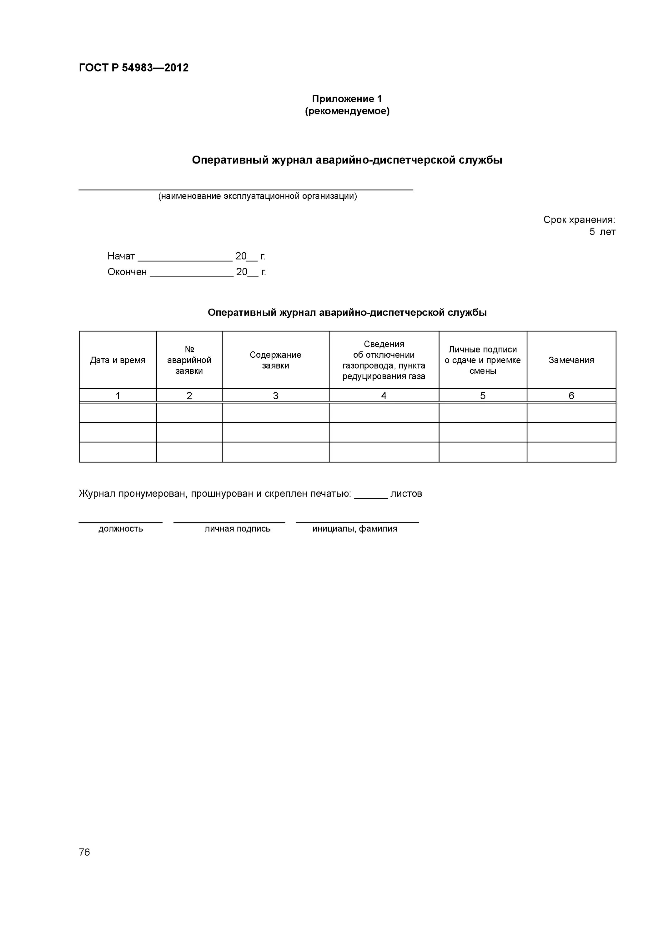 54983 2012 статус. Оперативный журнал аварийно-диспетчерской службы (ГОСТ Р 54983-2012). Журнал аварийных заявок ГОСТ Р 54983-2012. Журнал аварийных заявок АДС. Журнал учета заявок аварийно-диспетчерской службы.