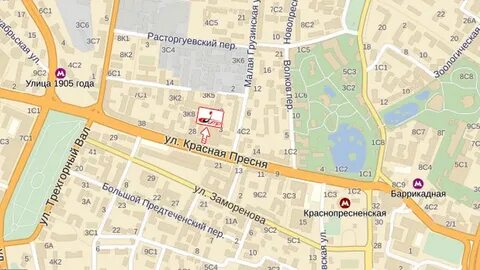 Пресня ближайшее метро