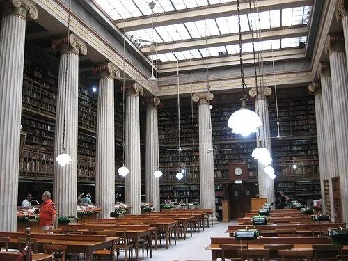 Античные университеты. Национальная библиотека Афины. Национальная библиотека Греции. Афинский университет в Афинах. Библиотека в Афинах Ханзен.