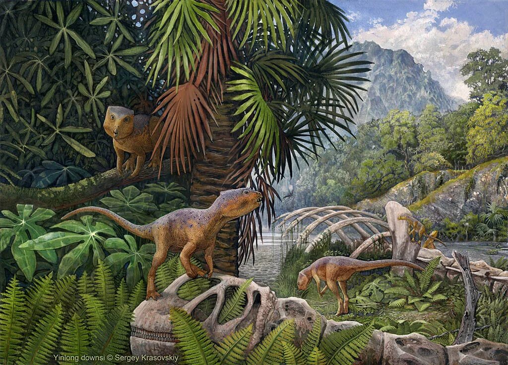 Динозавры мезозойской эры. Юрский период мезозойской эры.