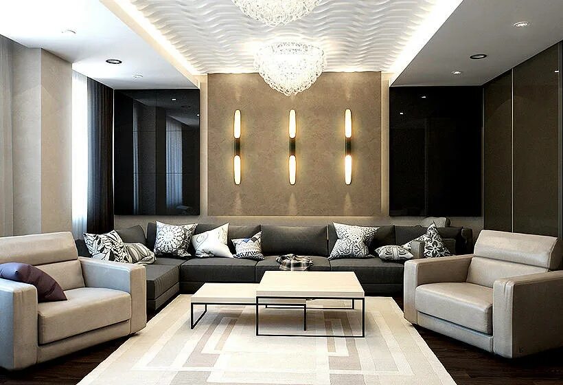 Роскошная квартира. Интерьер гостиной в доме. Итальянский стиль в интерьере квартиры. Красивый интерьер. Luxe design.