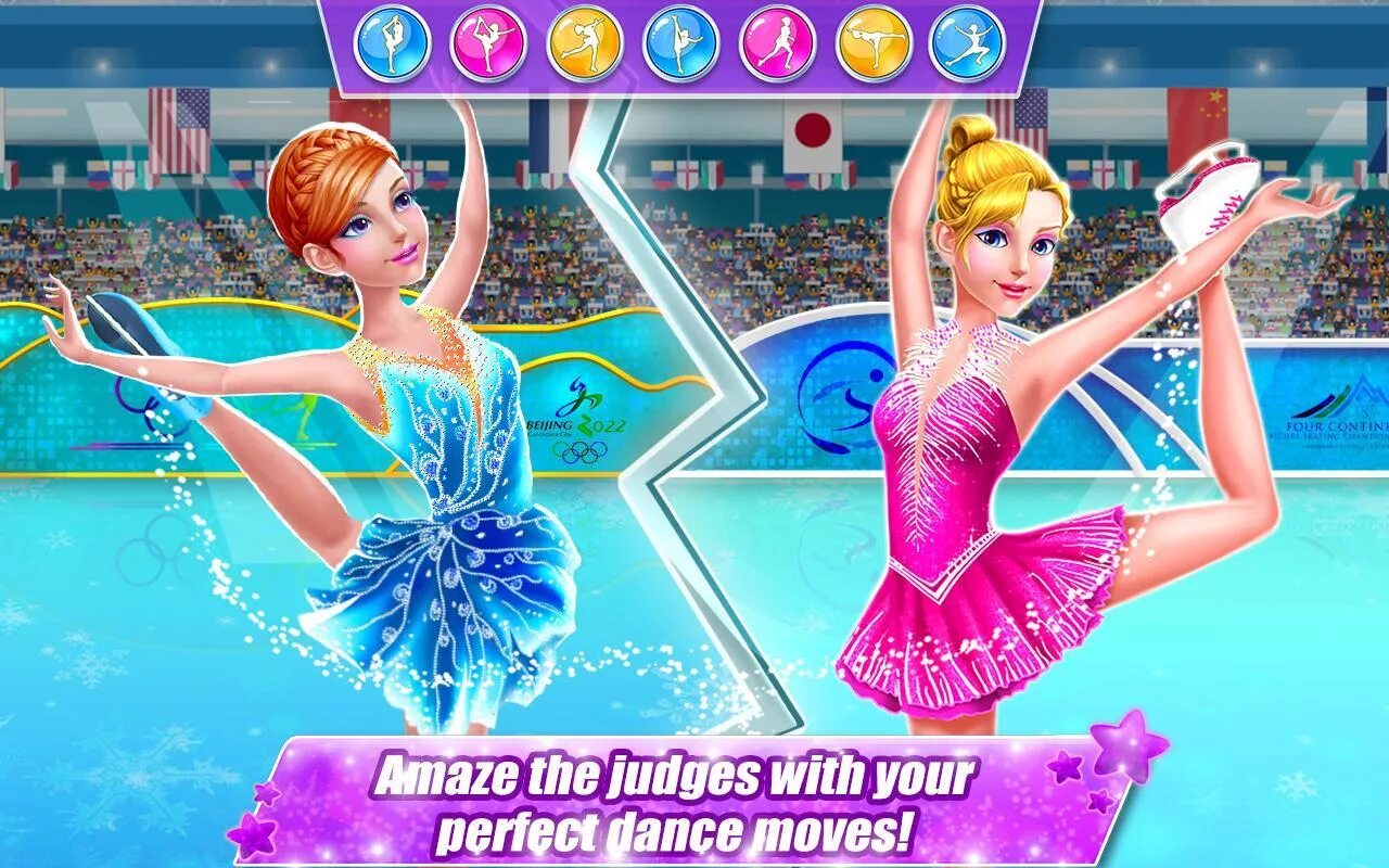 Ice skating game