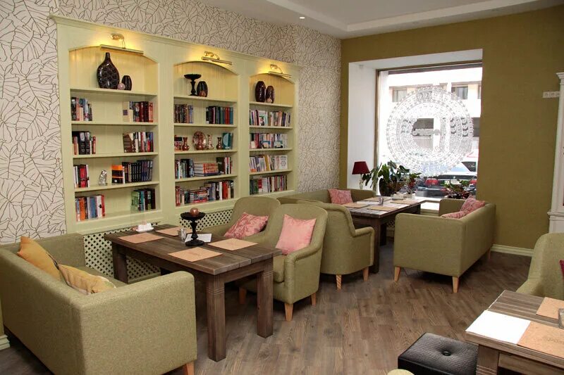 Book cafe, Bookstore cafe, Coffee shop