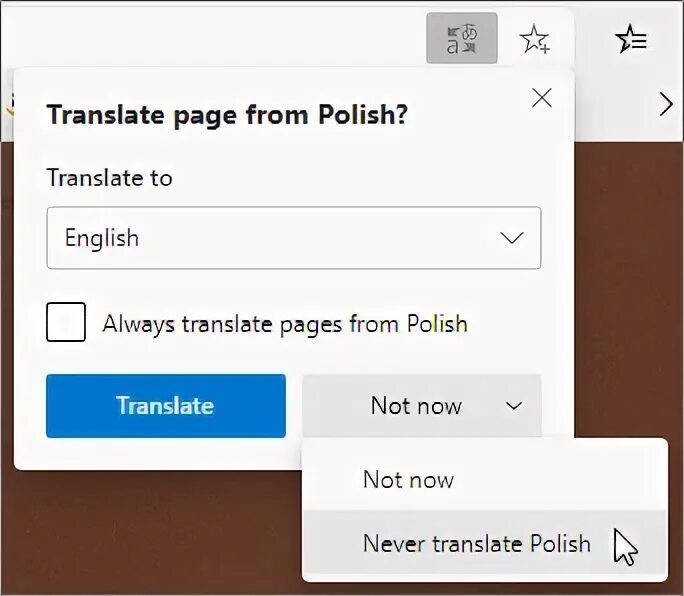 Never Translate. Page перевод. Omit перевод