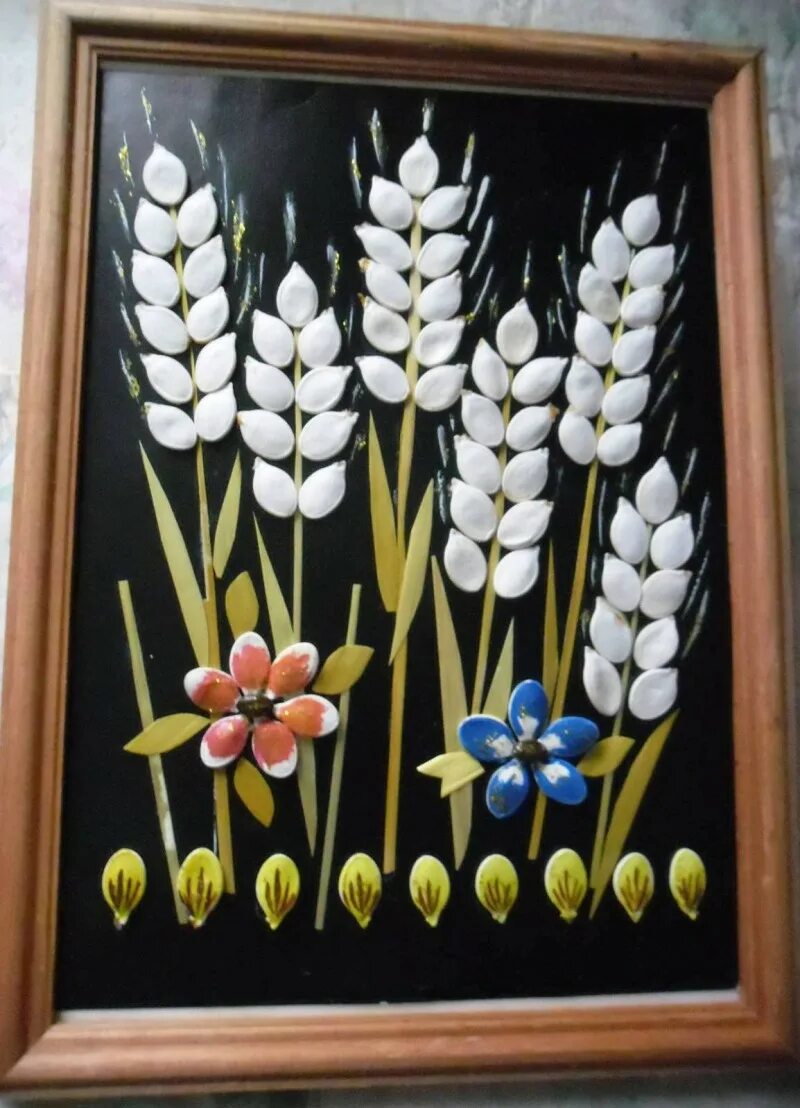 Поделки из семечек своими руками. Поделки из семечек. поделки из тыквенных семечек. панно из семян. поделки из тыквенных семечек своими руками.