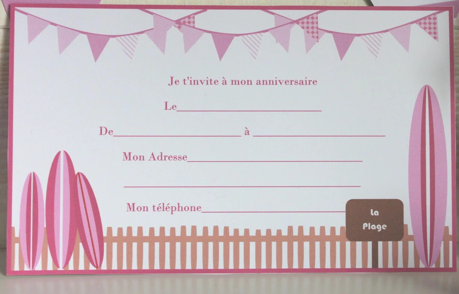 Invitation d'anniversaire. Carte d'Invitation anniversaire. Invitation la французского. L'anniversaire п.