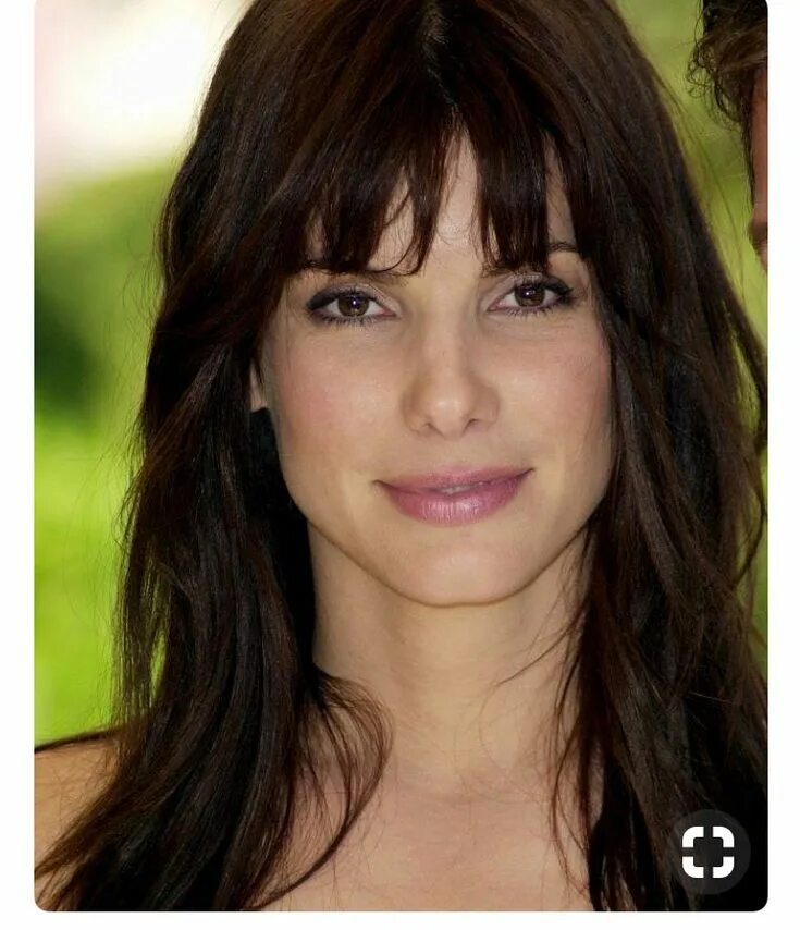 Home bangs. Sandra Bullock чёлка.