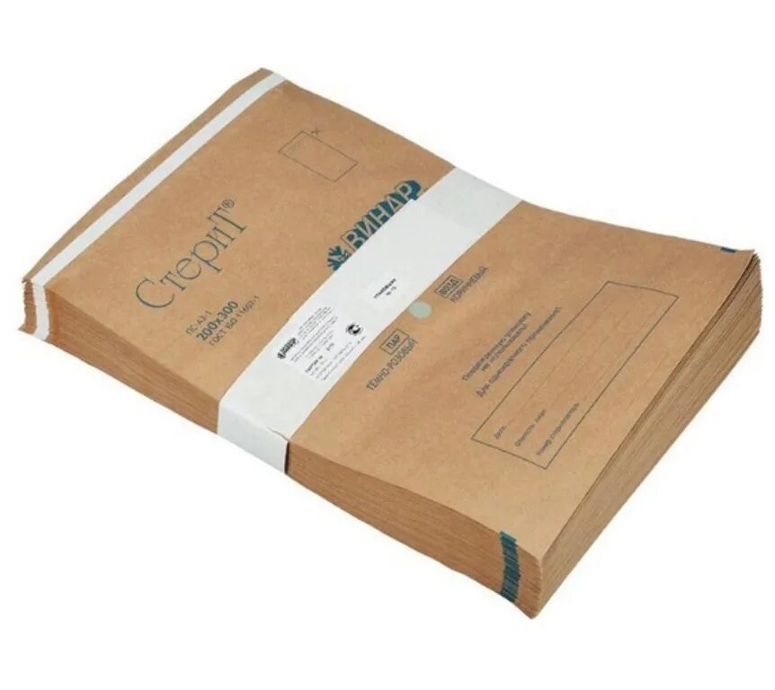 Пакеты бумажные самоклеящиеся "стерит" 150*200 мм (крафт), 100шт. Крафт пакет медицинский. Индикатор на крафт пакете клинипак. Крафт-пакет 75*150 "медтест". Крафт-пакет 75*150 "медтест".