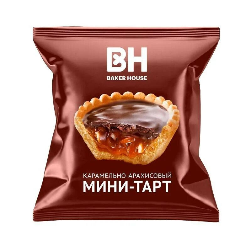 Baker house карамельно. Мини тарты baker house карамельно арахисовые. беккер хаус мини тарты. мини-тарт baker house карамельно-арахис.нач 40г х 24 шт. мини торты бейкер хаус.