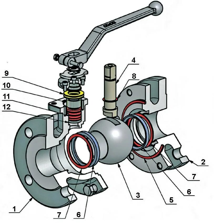 Разрез шарового крана. Кран шаровый неисправности. Шаровый кран конструкция. Конструкция шарового крана. Уплотнение шаровый кран.