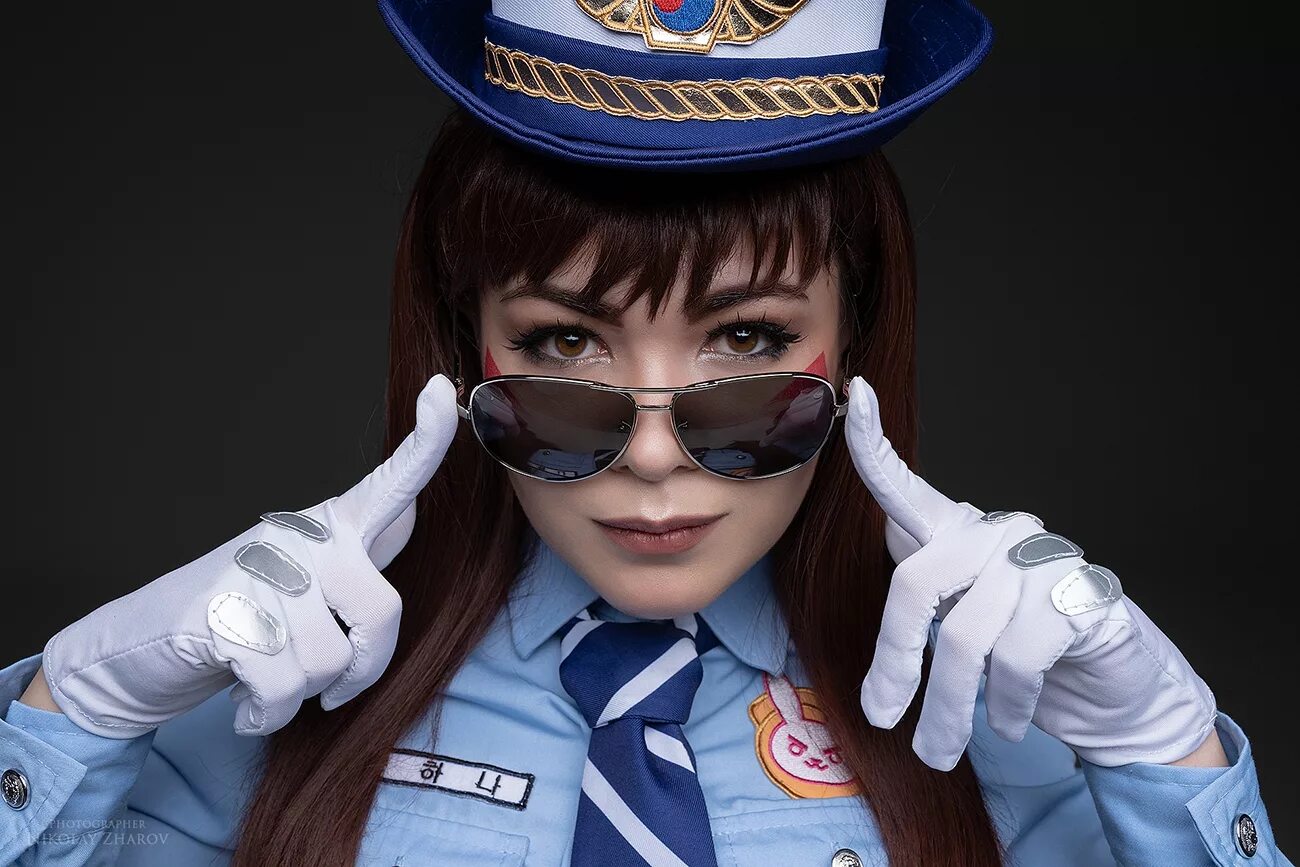 D d cosplay. Полицейский косплей.