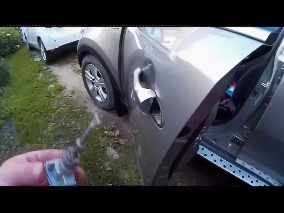 Как разобрать дверь, вынуть стекло Kia Sportage 2004—2010 - YouTube