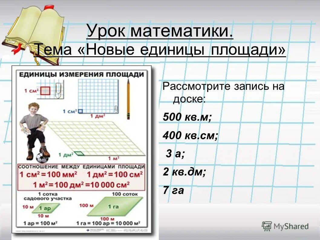 рассматриваемой площади