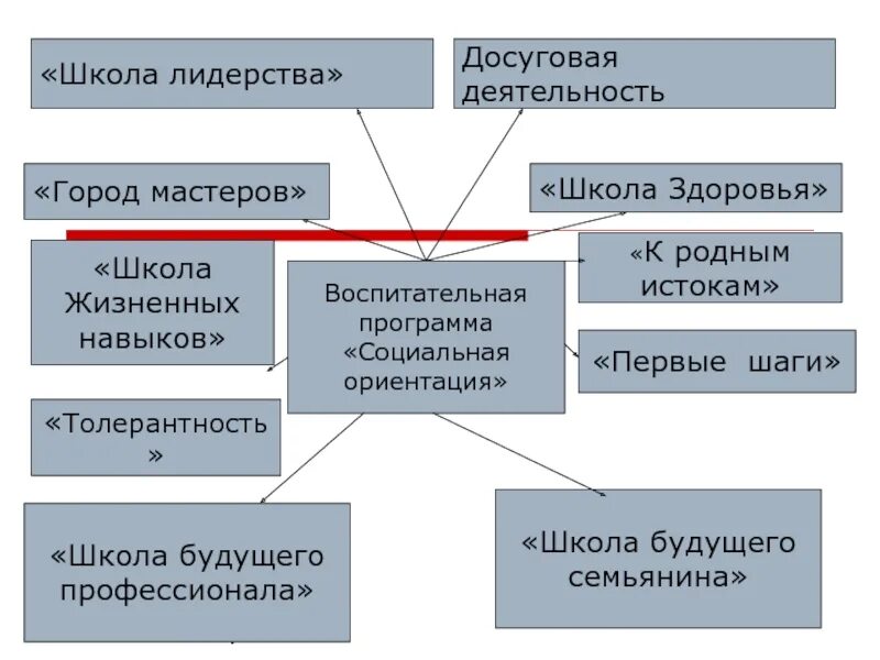 Деятельность семьянина. Школа лидерства. Школа жизненных навыков. Досуговая деятельность.