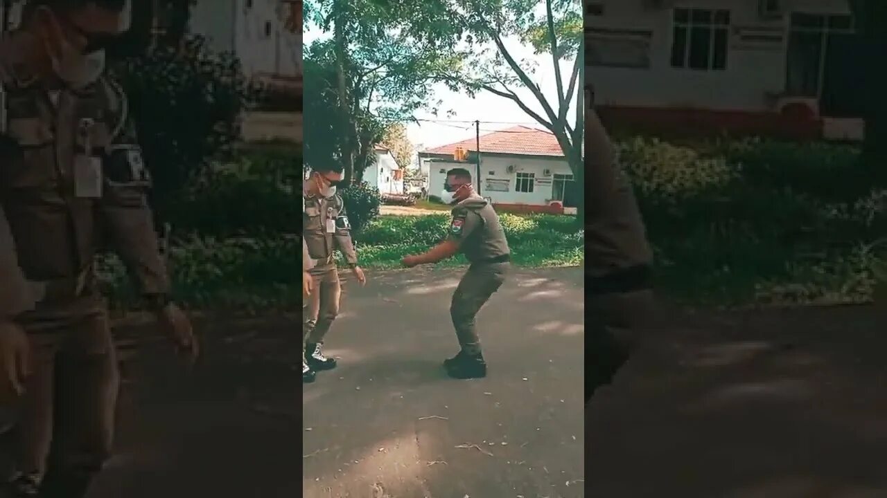 Dancing policeman