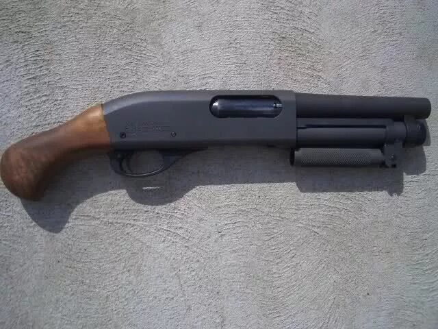 Помповый обрез. Обрез дробовика ремингтон 870. remington 870 super shorty. ремингтон 870 укороченный. remington 870 serbu super shorty.