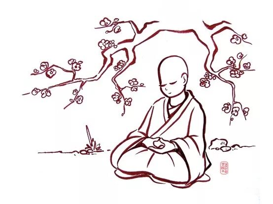9 детей дзен. Буддийский монах. Японский буддизм дзен. Буддизм японские иллюстрации. Буддийский монах эскиз.
