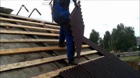 Крыша под ондулин