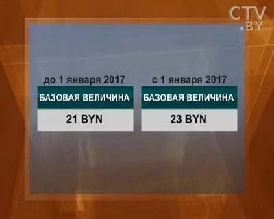 Одна базовая величина в беларуси