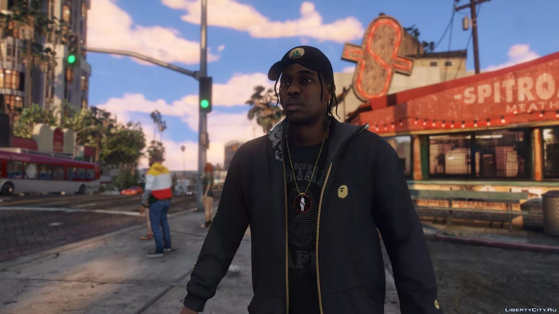 Гта 5 мод на персонажа. Трэвис Скотт ГТА 5. Трэвис Скотт в ГТА. Travis Scott GTA. ГТА 5 РП Трэвис Скотт.