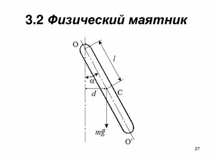 Физический маятник лабораторная
