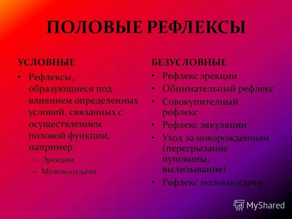 Половые рефлексы. Половые рефлексы человека. Половой безусловный рефлекс. Половые рефлексы примеры. Половые безусловные рефлексы у человека.