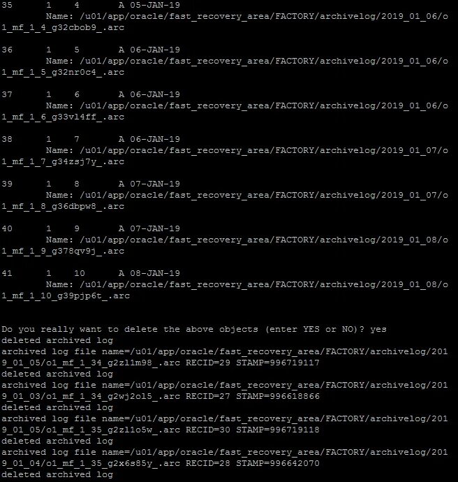 Oracle logs. Oracle как выглядит архив лог.