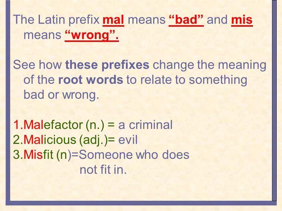 Change prefixes