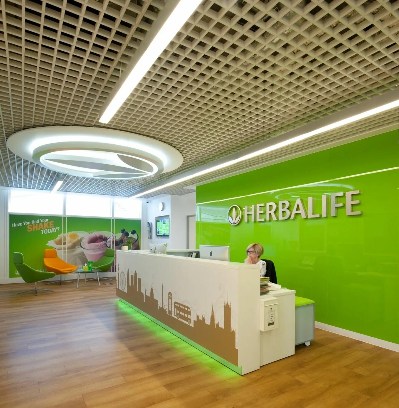 Herbalife Nutrition Club. Офис Гербалайф. Дизайн клуба ЗОЖ. Интерьер для Гербалайф клуб.