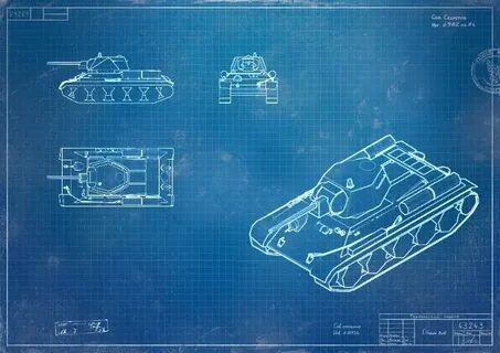 Танки фрагменты чертежей