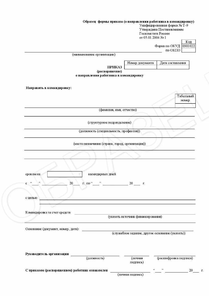 Распоряжение 9. Приказ о направлении работника в командировку форма 0301022. приказ о направлении в командировку мвд образец. т-9 приказ распоряжение о направлении работника в командировку. форма т9 приказ на командировку.