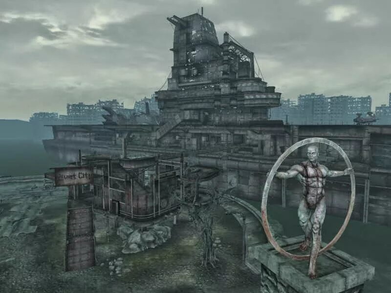 Fallout 3 ривет. Фоллаут ривет сити. фоллаут 3 ривет сити. rivet city fallout 3. ривер сити fallout 3.