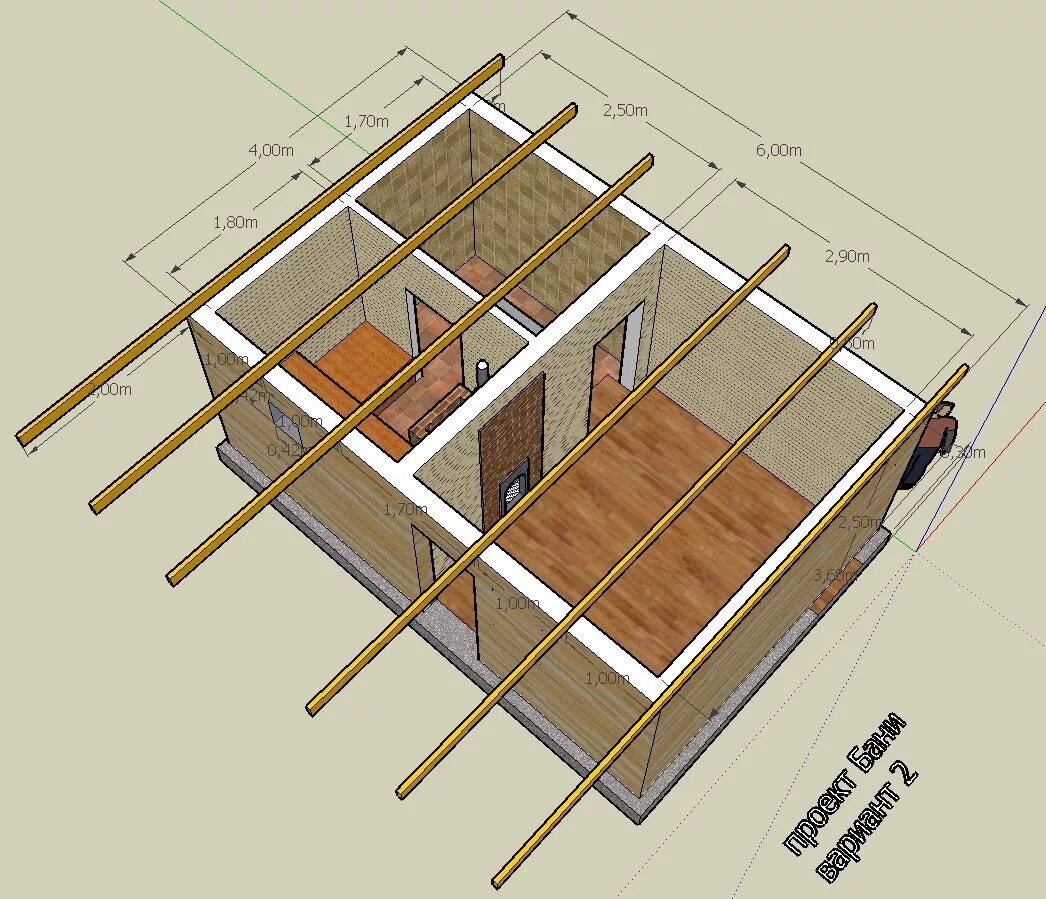 Сколько строится баня. Проект каркасной бани 6х4. Проект бани 6х5 из кирпича. Проект бани 6х4 из пеноблоков. Проект кирпичной бани 6х4.