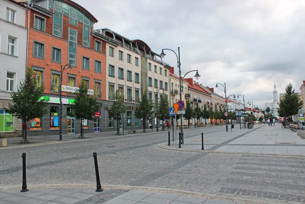 Белосток одесский район. Белосток Польша. Центральная улица Белостока. Белосток улицы. Белосток фото улиц.