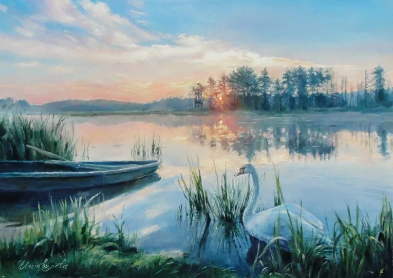 Озеро живопись. Картина озеро. Пейзаж с озером в живописи. Картина пейзаж озеро.