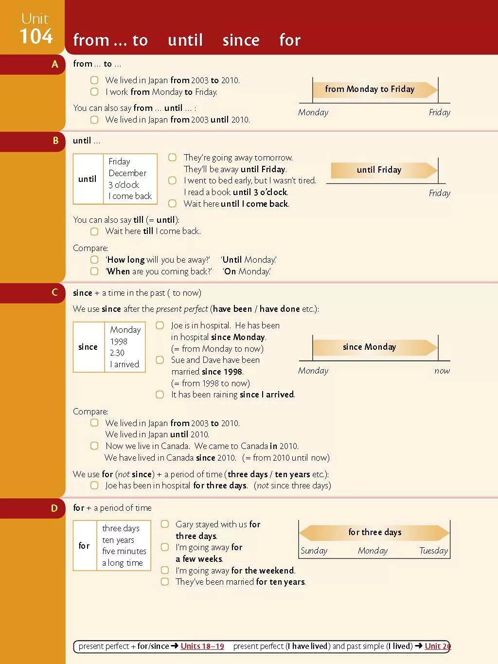 Предлог времени since. Английские предлоги for since. From for until since. Предлоги from to until since for. Unit to live