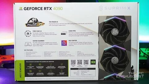 Видеокарта msi geforce rtx 4090 suprim x
