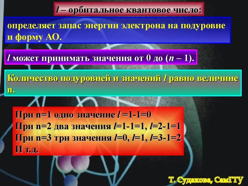 Квантовые числа электронов в атоме. Орбитальное квантовое число определяет. Как определять квантовые числа для электронов. Квантовые числа атома химия.