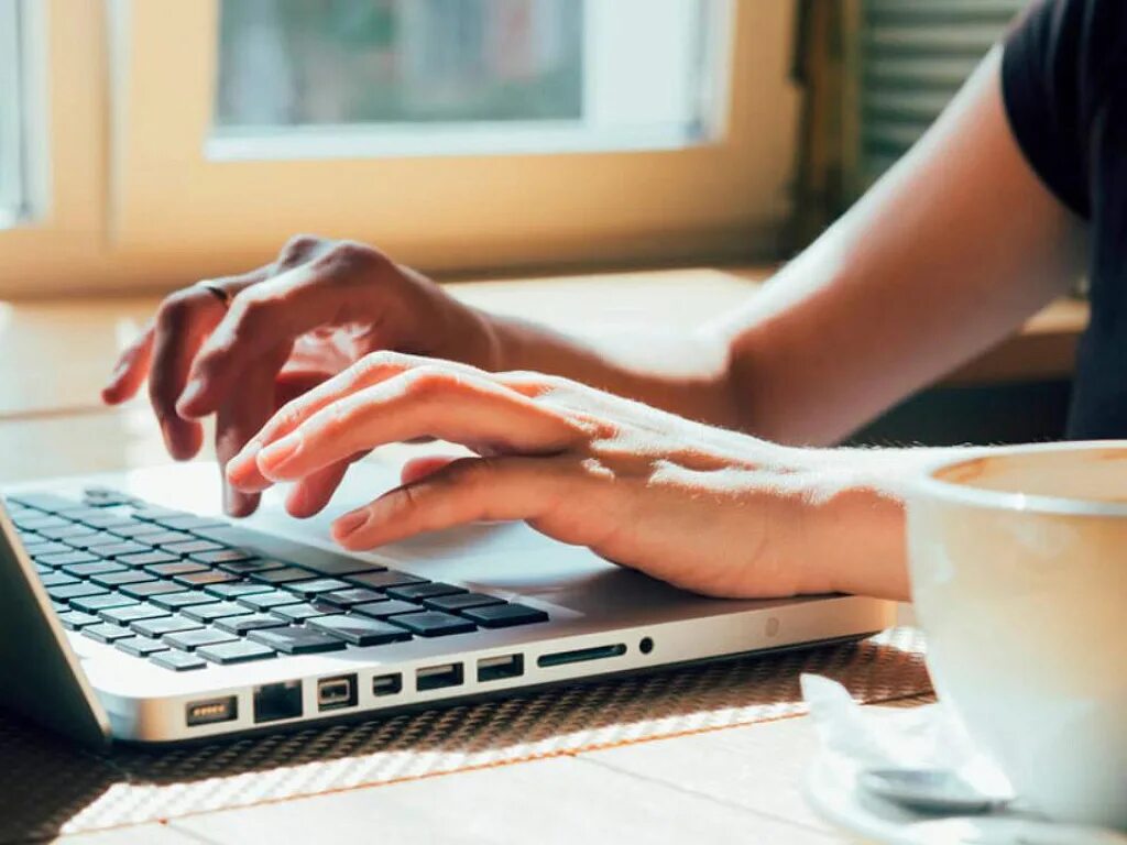 Work on computer