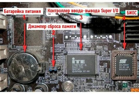 Как сбросить настройки материнской платы до заводских