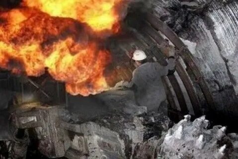 Подрыв горных пород в шахтах