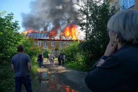 Пожар в алапаевске