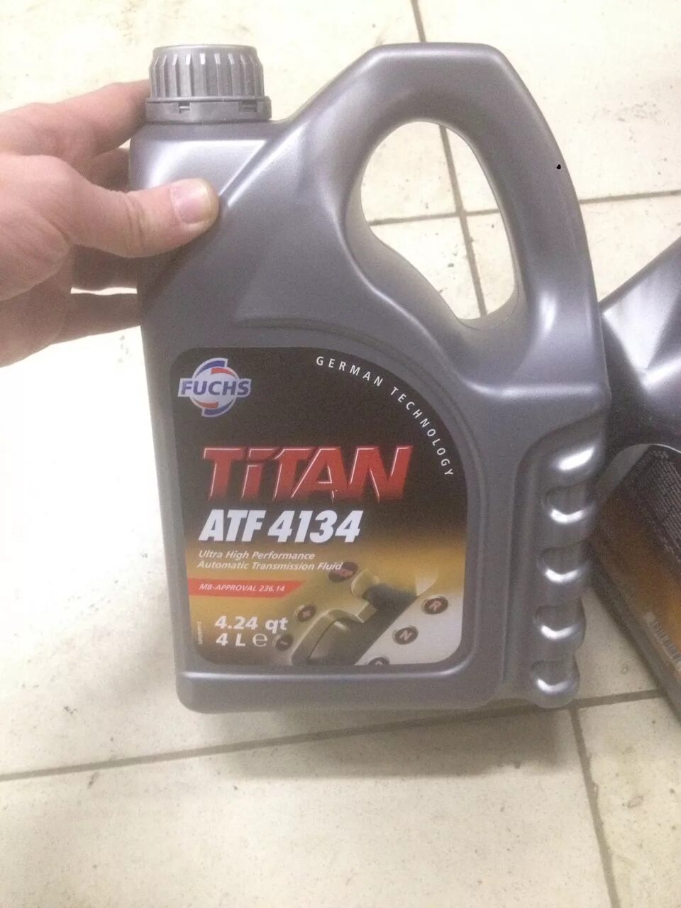 Атф титан. Fuchs Titan 4134. Fuchs 600684099. АТФ 4134. Fuchs Titan ATF 4134 1л новая упаковка.