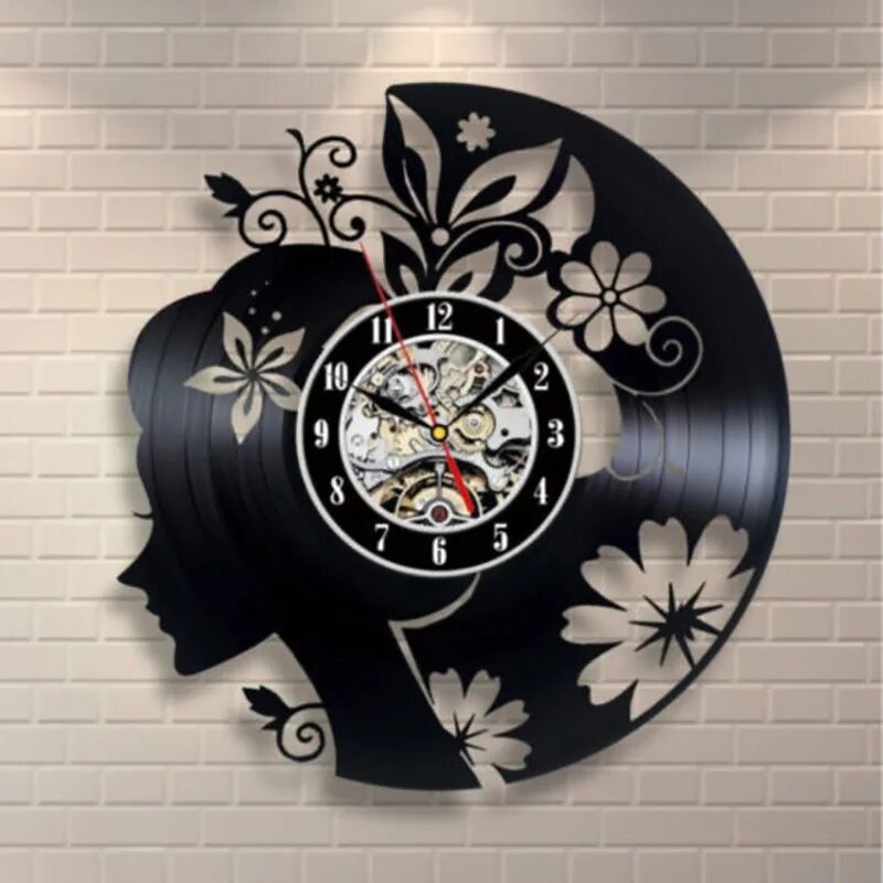 Часы оформить. Vinyl часы lasercut. часы настенные. часы настенные необычные. дизайнерские часы.
