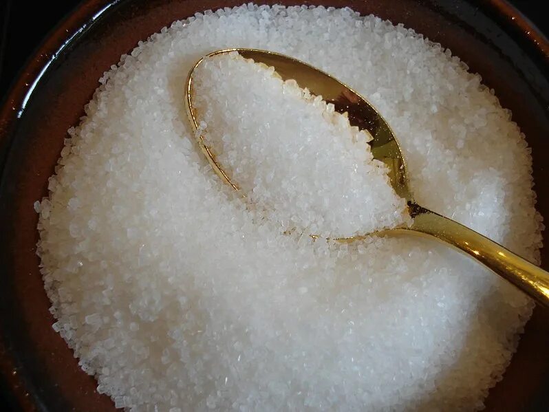 Сахар без добавок. Китайский сахар в кристаллах. Caster Sugar. Подсластители. Фото сахара-песка.