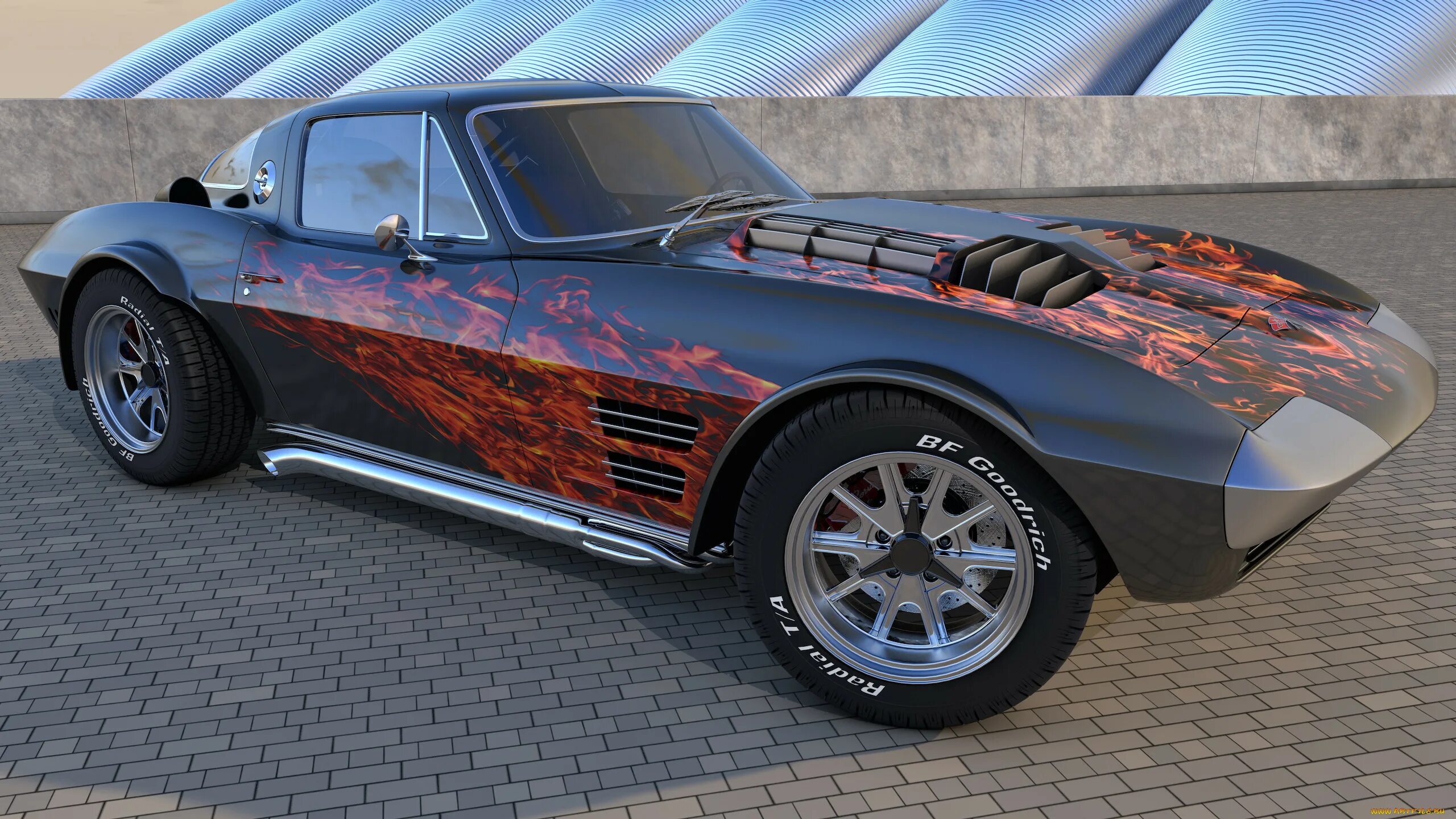 Chevrolet corvette grand sport винилы. Машины на 2 3д. Желтый автомобиль. 2. 3d модель машины.