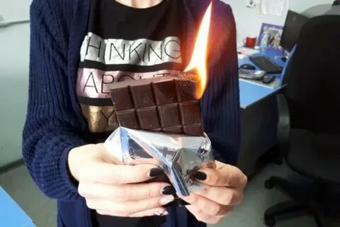 Горящий шоколад