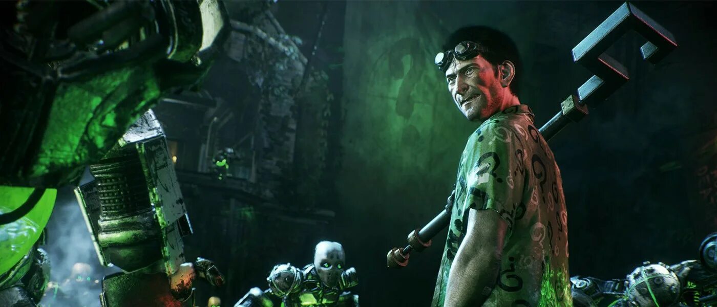 Arkham knight риддлер. Batman Arkham Riddler. Загадочник аркхам Найт. Загадочник Бэтмен Аркхем. Загадочник Бэтмен Аркхем кнайт.